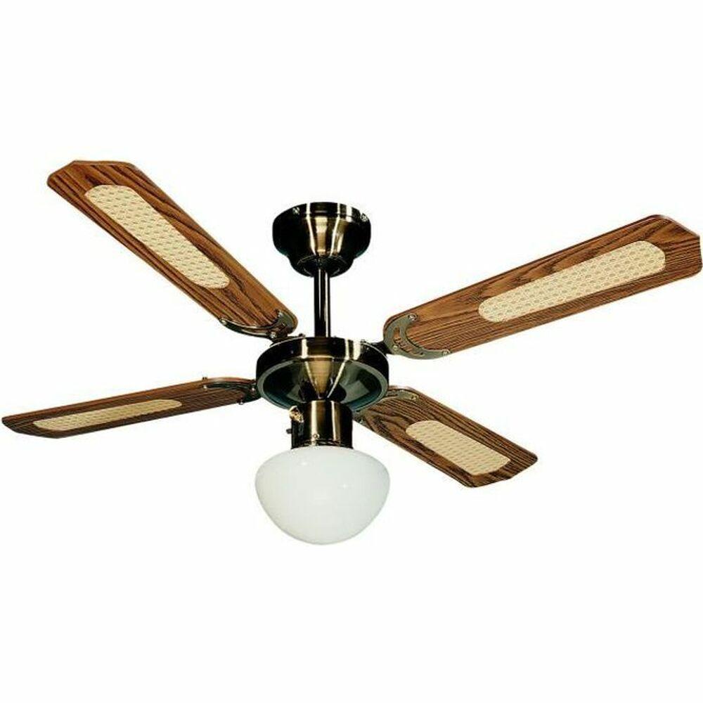 Loftsventilator Med Lys Farelek Bali Ø107