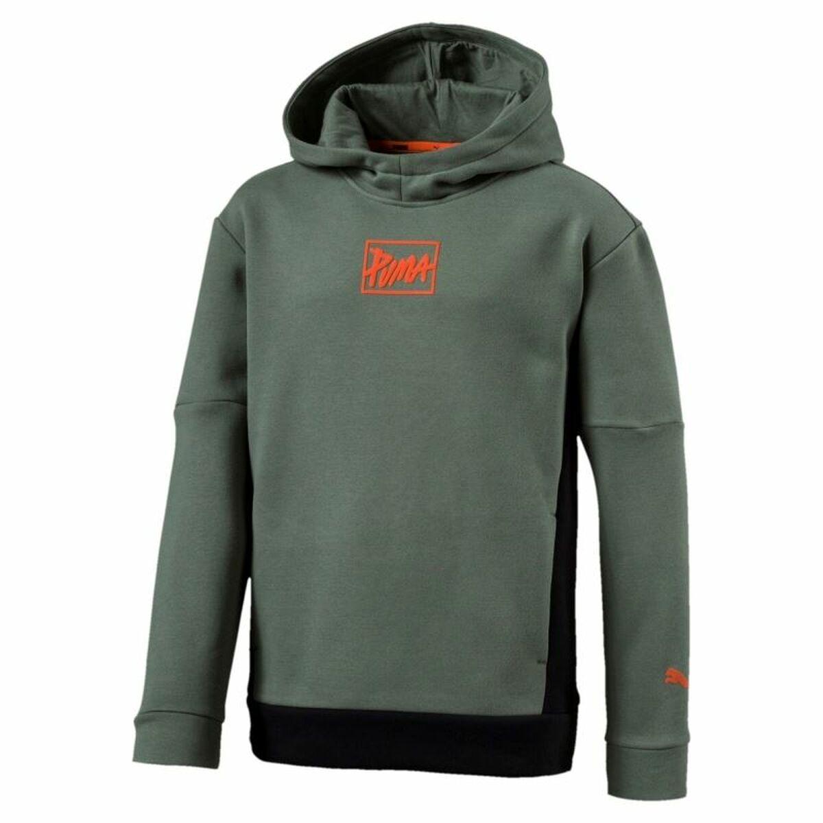 Unisex Hættetrøje Puma Style Hoody Laurel Wreath Oliven