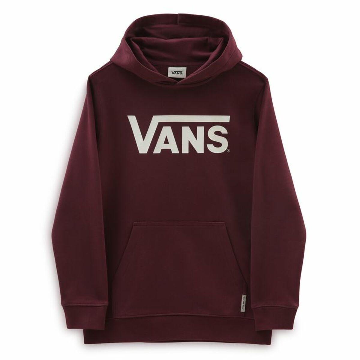 Unisex Hættetrøje Vans Classic Mørkerød L
