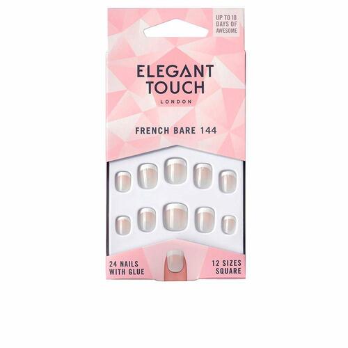 Falske negle Elegant Touch French Xs 24 Dele (24 uds)