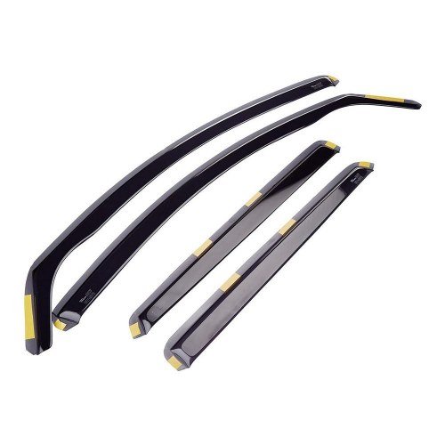 HEKO vindafvisere 24274 - 4 dele, sort, til Nissan Qashqai (+2) 2008-2013