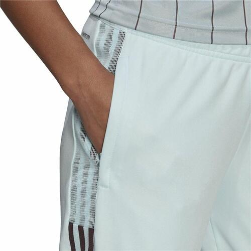 Lange sportsbukser Adidas Tiro Tk Dame Cyan S