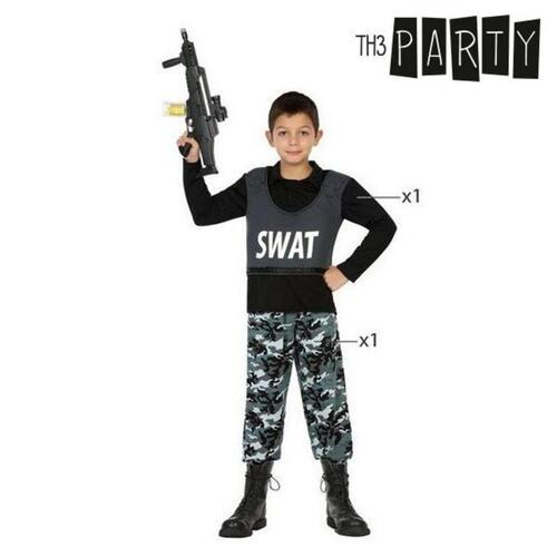 Kostume til børn SWAT politimand (2 stk) 5-6 år