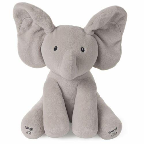 Interaktiv bamse Gund Flappy elefant 30 cm - grå