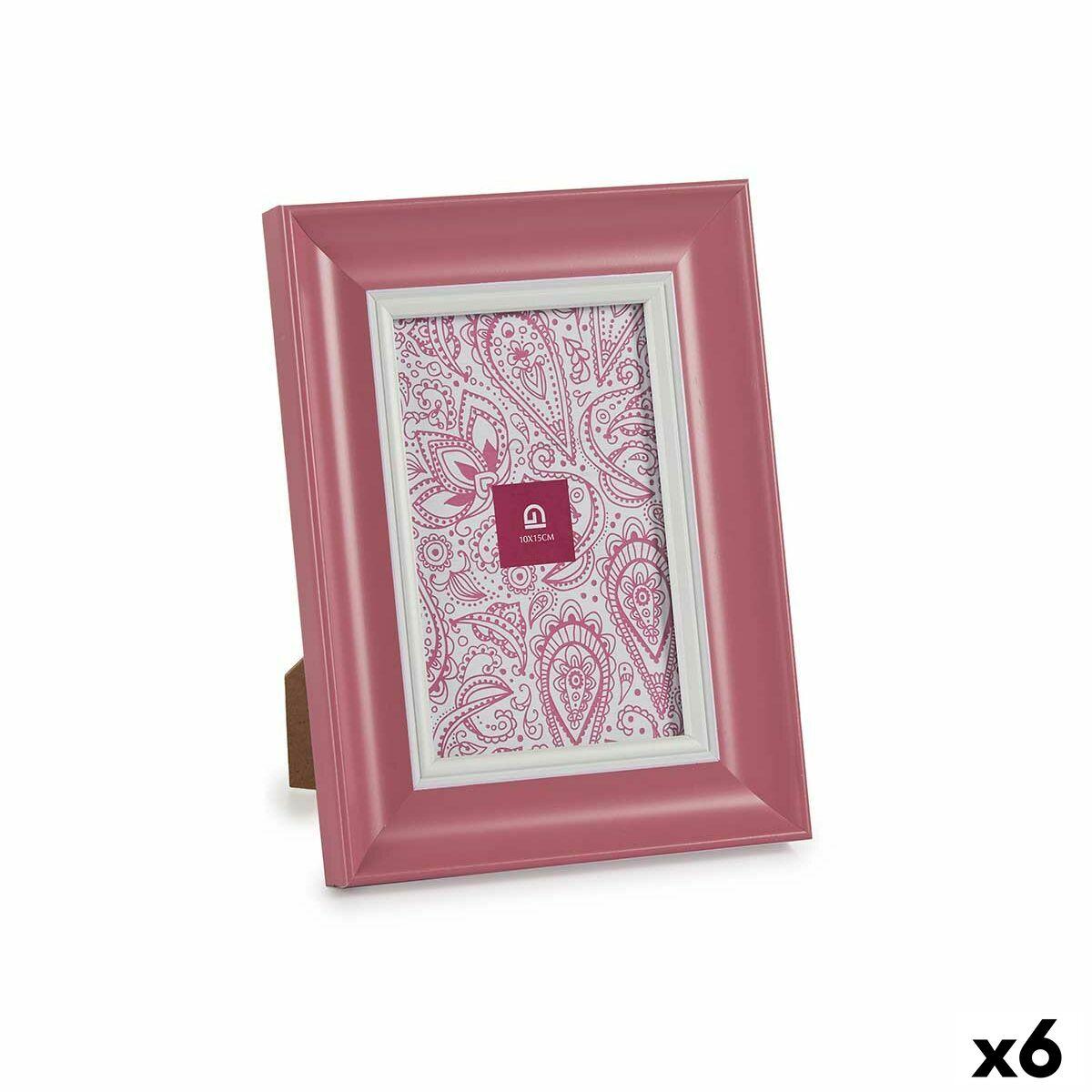 Fotoramme 10×15 Cm Pink Plastik 6 Stk