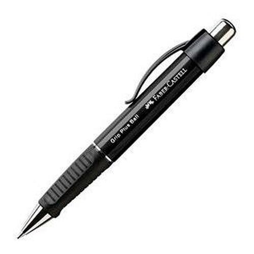 Kuglepen Faber-Castell Grip Plus Ball M Sort 5 enheder