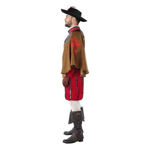 Kostume til voksne 113817 Rød (3 stk) Musketer M/L