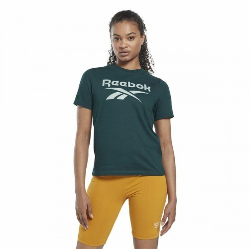 Kortærmet T-shirt til Kvinder Reebok Identity Cyan - M