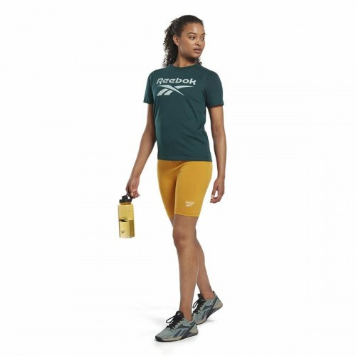 Kortærmet T-shirt til Kvinder Reebok Identity Cyan - M