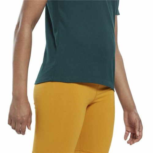 Kortærmet T-shirt til Kvinder Reebok Identity Cyan - M