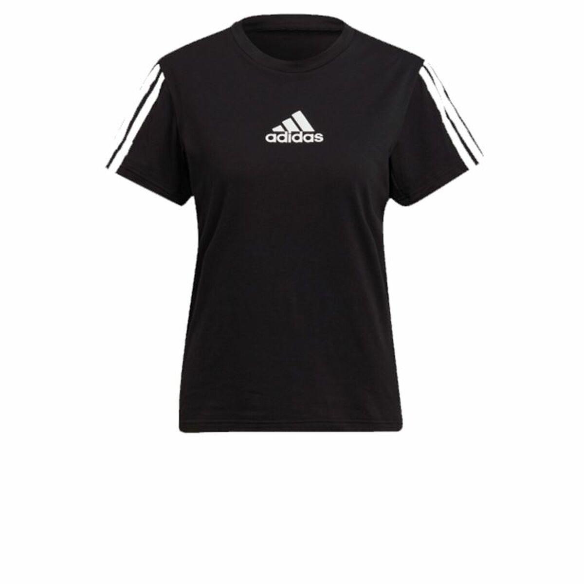 Adidas kortærmet T-shirt til kvinder, sort (S)