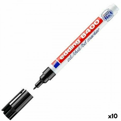 Edding 8400 sprittusch - sort, 10 stk.