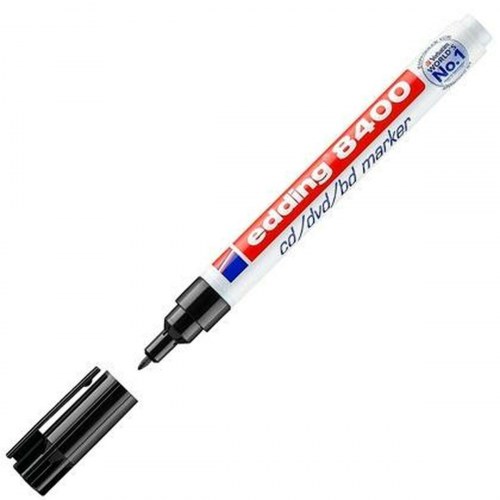 Edding 8400 sprittusch - sort, 10 stk.