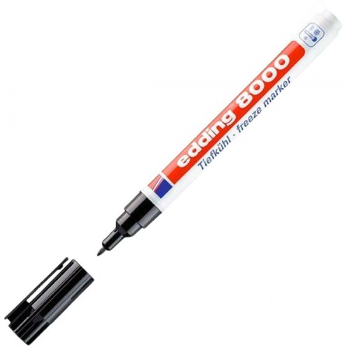 Permanent marker Edding 8000 - sort, 10 stk.