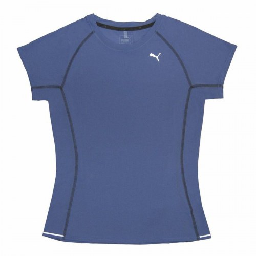 Puma PE Running Tee dame T-shirt, kortærmet - Blå, S