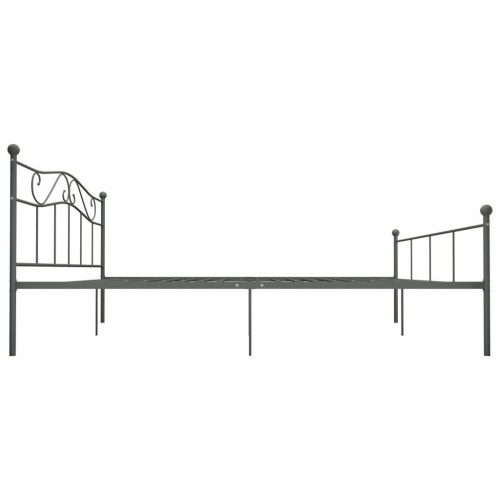 Sengestel 180x200 cm metal grå