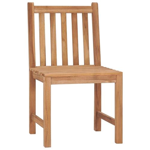 Havestole 4 stk. massivt teaktræ