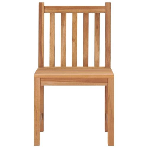 Havestole 8 stk. massivt teaktræ