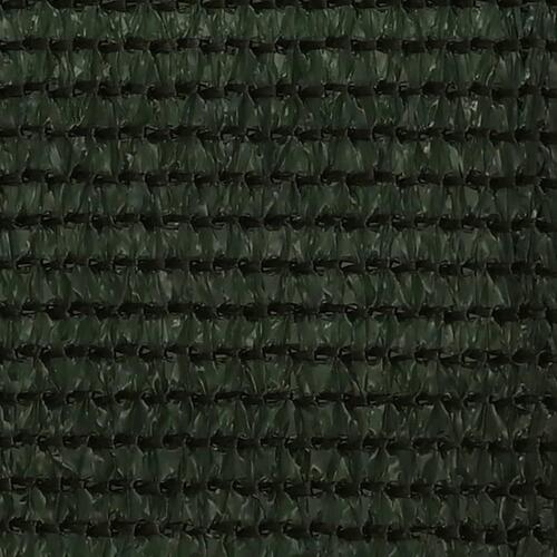 Altanafskærmning 75x500 cm HDPE mørkegrøn