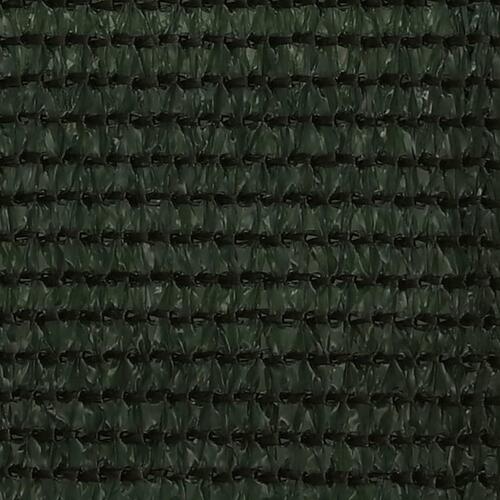 Altanafskærmning 75x600 cm HDPE mørkegrøn