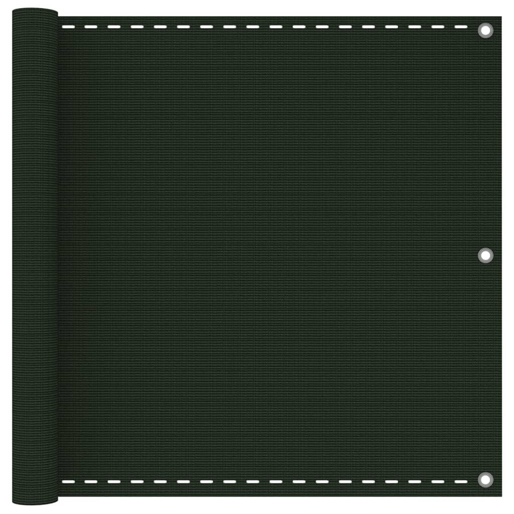 Altanafskærmning 90x300 cm HDPE mørkegrøn