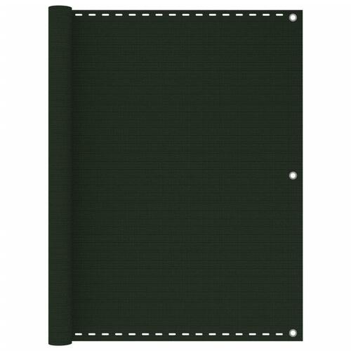 Altanafskærmning 120x300 cm HDPE mørkegrøn