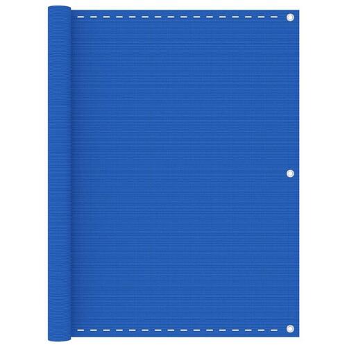 Altanafskærmning 120x400 cm HDPE blå