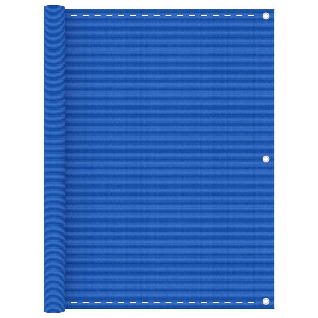Altanafskærmning 120x400 cm HDPE blå