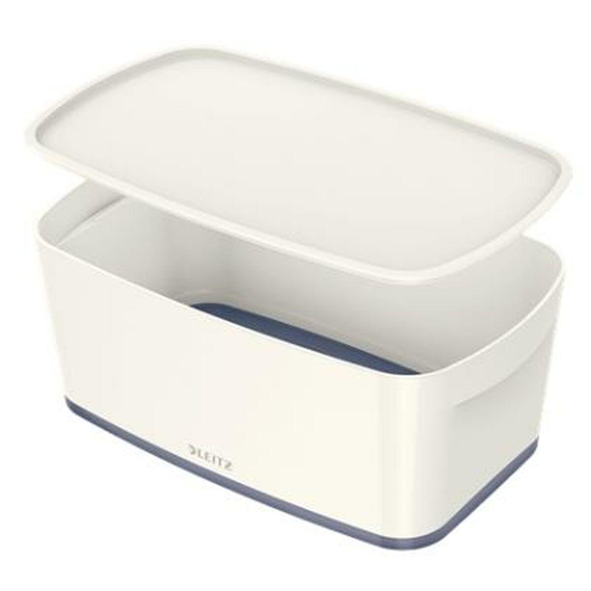 Opbevaringskasse Leitz MyBox WOW Med låg Small Hvid Grå ABS 5 L 31,8 x 12,8 x 19,1 cm