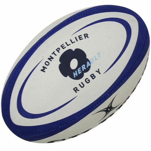 Gilbert rugbybold REPLICA Montpellier - str. 5, multifarvet