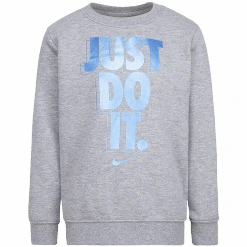 Sweaters uden Hætte til Børn Nike Gifting Grå - 3-4 år
