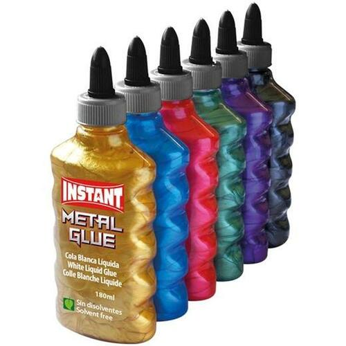 Minutlim INSTANT Metal Glue 180 ml 6 Dele Multifarvet