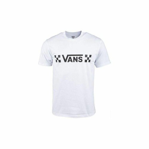 Kortærmet T-shirt til Mænd Vans Drop V Check-B Hvid - M