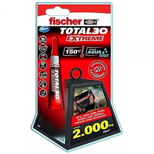 Fischer Total 30 Extreme lim - 5 g gennemsigtig