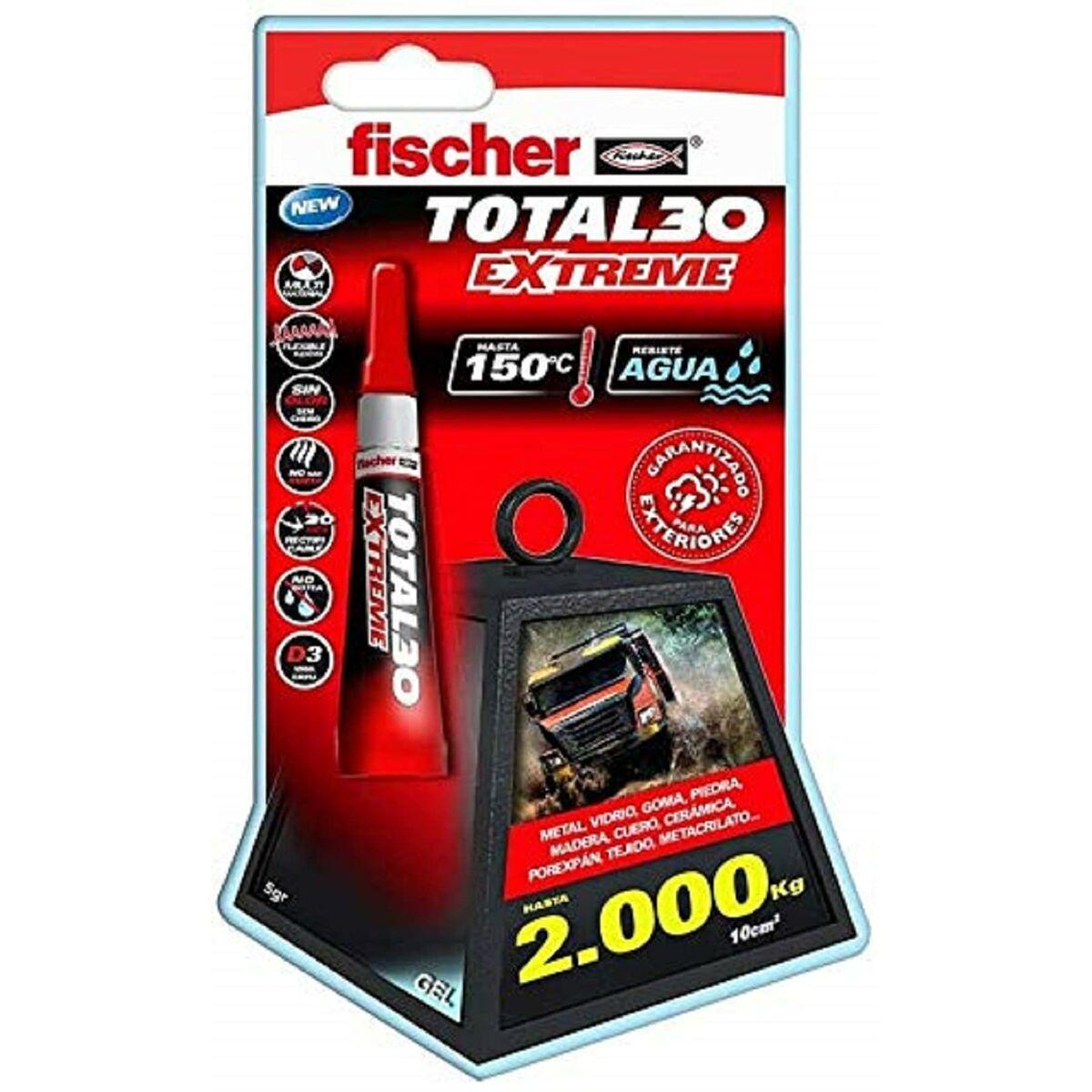 Fischer Total 30 Extreme lim - 5 g gennemsigtig
