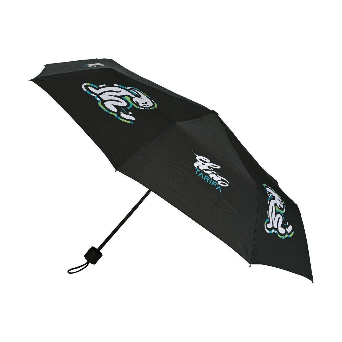 Foldbar Paraply El Niño Green Bali Sort Ø 98 Cm