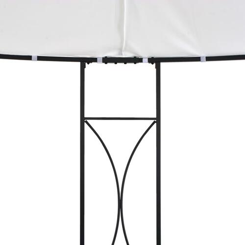 Pavillon 300x290 cm rund hvid