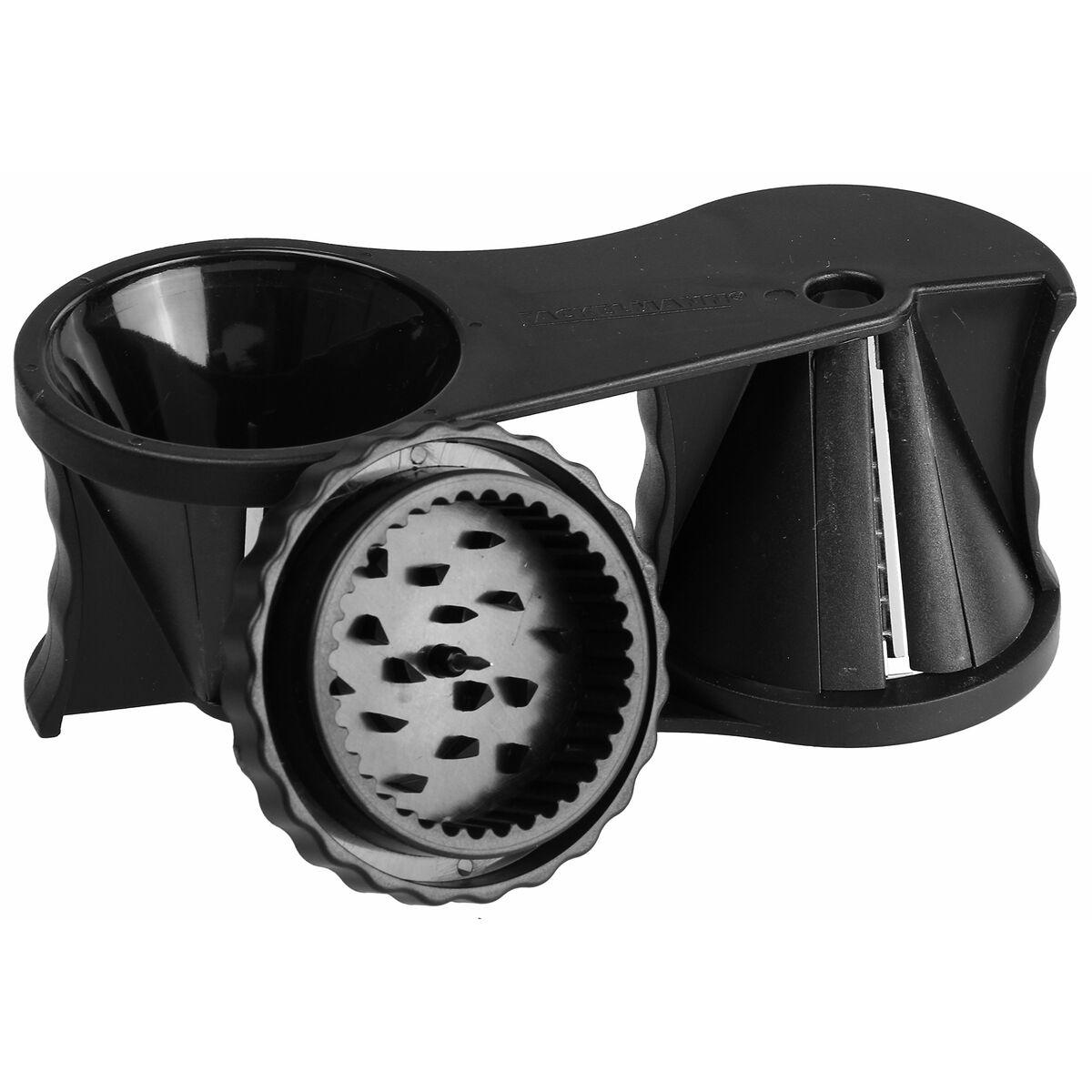 FM Spiralrivejern 44116 - dobbelt grøntsagsspiraler, sort (16 × 7 × 6 cm)