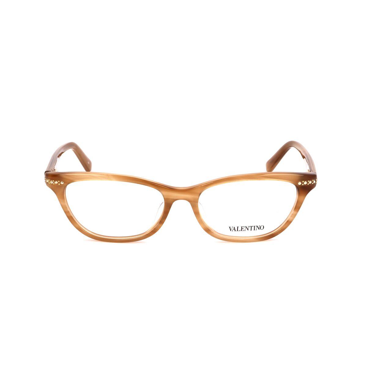 Valentino V2646-77 brillestel - Ø 51 mm, brun acetat (dame)