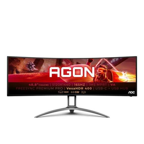 Skærm AOC AG493UCX2 DQHD 165 Hz 49"