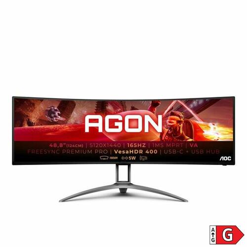 Skærm AOC AG493UCX2 DQHD 165 Hz 49"