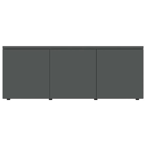 Tv-skab 80x34x30 cm spånplade grå