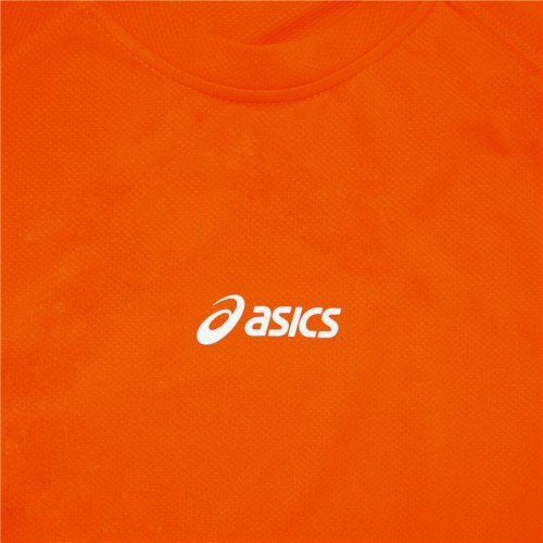 Asics langærmet løbe-T-shirt til mænd - Hermes Orange, S