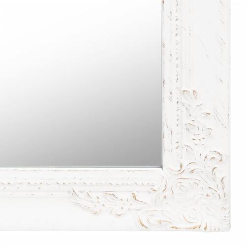 Fritstående spejl 40x160 cm hvid