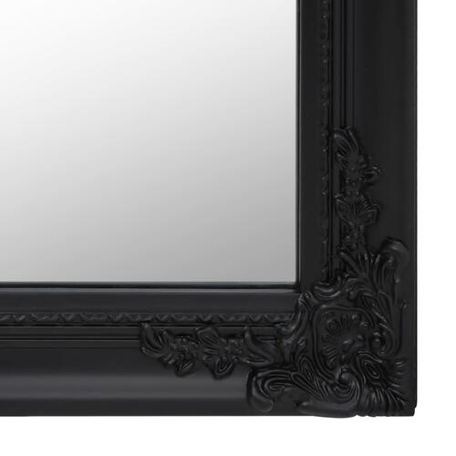 Fritstående spejl 45x180 cm sort