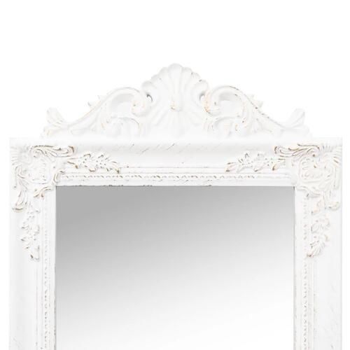 Fritstående spejl 50x200 cm hvid