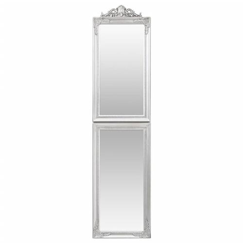 Fritstående spejl 40x160 cm sølvfarvet