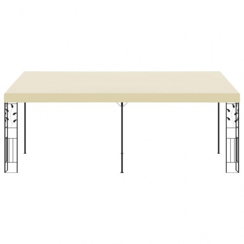 Vægmonteret pavillon 6x3x2,5 m cremefarvet