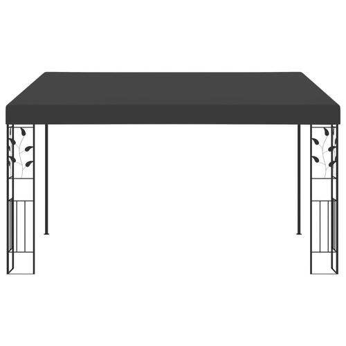 Vægmonteret pavillon 4x3x2,5 m antracitgrå