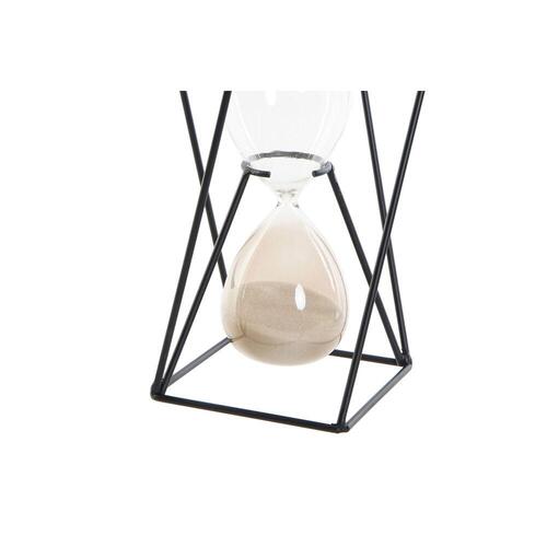 Timeglas Sort Rav Terrakotta 14 x 14 x 19 cm
